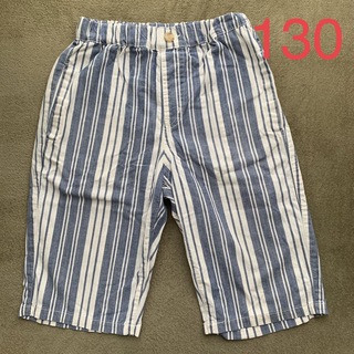 ジーユー(GU)のハーフパンツ 130ストライプ 男の子 夏服(パンツ/スパッツ)