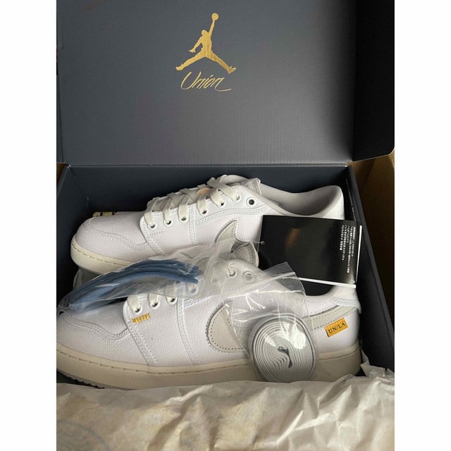 NIKE(ナイキ)のUNION × Air Jordan 1 Low KO White Canvas メンズの靴/シューズ(スニーカー)の商品写真