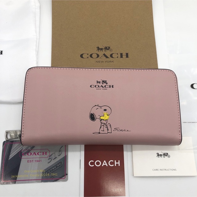 COACH(コーチ)のCoach 53773 ピンク　付属品全て付きます。 レディースのファッション小物(財布)の商品写真