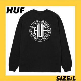 ハフ(HUF)のHUF ロンT 黒　L 新品未使用(Tシャツ/カットソー(七分/長袖))
