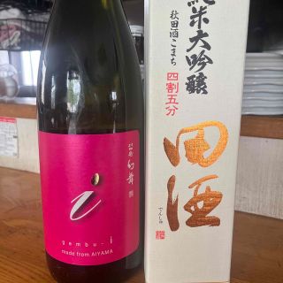 日本酒　田酒純米大吟醸四合瓶　川中島幻