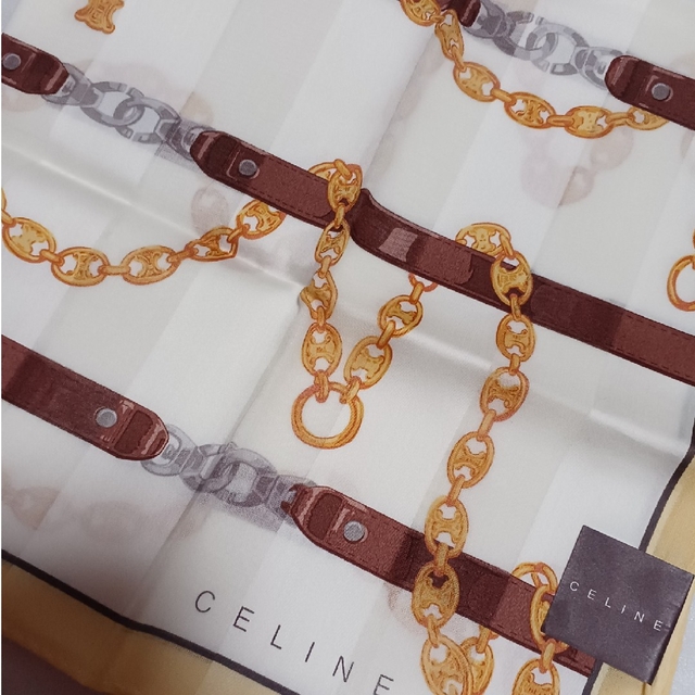 celine(セリーヌ)の値下げ📌セリーヌ☆大判ハンカチ レディースのファッション小物(ハンカチ)の商品写真