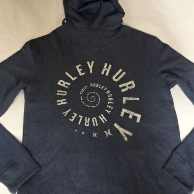 Hurley(ハーレー)のハーレー【HURLEY】 サーマル素材 薄手プルオーバーパーカー US Sサイズ メンズのトップス(パーカー)の商品写真