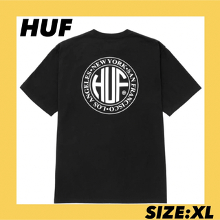 ハフ(HUF)のHUF Tシャツ　黒　XL 新品未使用(Tシャツ/カットソー(半袖/袖なし))