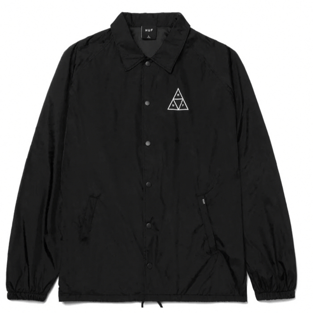 HUF - HUF コーチジャケット 上着 黒 XLの通販 by HUF - HUF コーチジャケット 上着 黒 XLの通販 by
