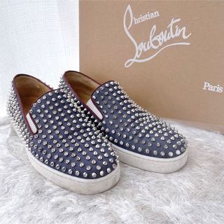 クリスチャンルブタン(Christian Louboutin)のクリスチャンルブタン　ローラーボート　スリッポン　スニーカー　スタッズ　美品(スニーカー)