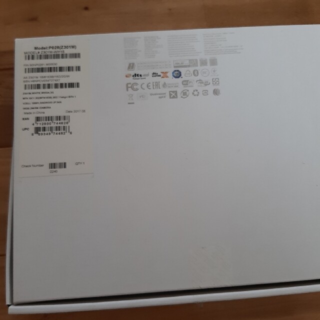 ZenPad 10 Z301M クラシックホワイト Z301M-WH16 2