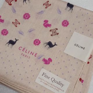 セリーヌ(celine)の値下げ📌セリーヌ☆大判ガーゼハンカチ🐿️🍂(ハンカチ)