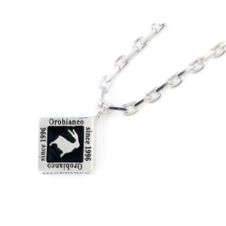 オロビアンコ(Orobianco)のオロビアンOrobianco シルバーネックレス OREN023BK 未使用新品(ネックレス)