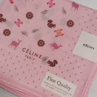 セリーヌ(celine)の値下げ📌セリーヌ☆大判ガーゼハンカチ🐿️🍂(ハンカチ)