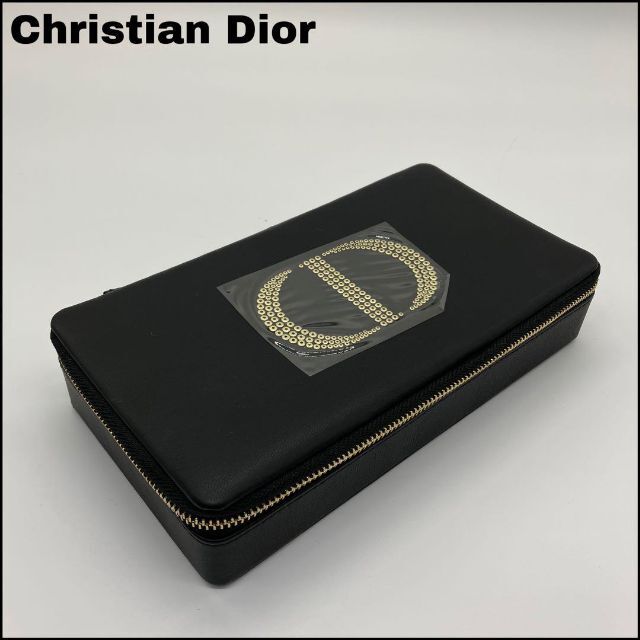 ディオール　Dior メイクポーチ　小物入れ　レザー　クリスチャンディオール