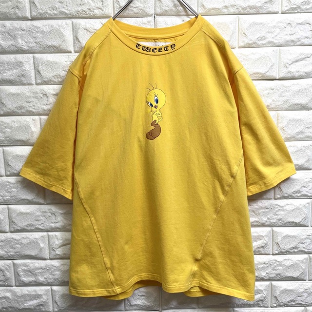 LOONEY TUNES×SMFK コラボ　Tシャツ　ストレッチ　Sサイズ メンズのトップス(Tシャツ/カットソー(半袖/袖なし))の商品写真