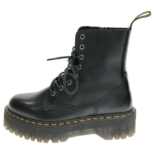 10センチ全高Dr.Martens ドクターマーチン JADON III PISA LEATHER PLATFORM BOOTS 厚底 ジップブーツ ブラック