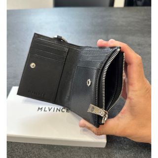 MLVINCE / compact wallet black メルヴィンス　財布