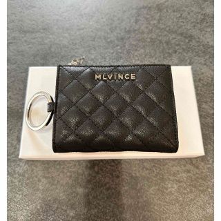 MLVINCE / compact wallet black メルヴィンス　財布(折り財布)