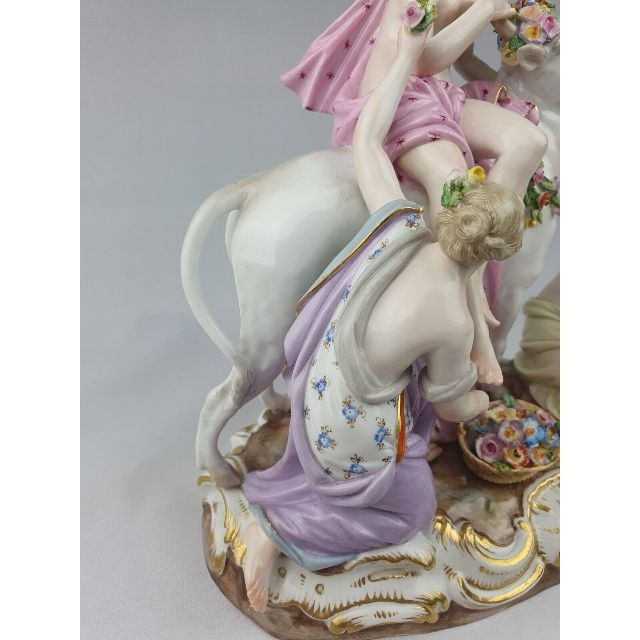 ●MEISSEN エウロパの誘拐 1級品 雄牛　フィギュリン マイセン