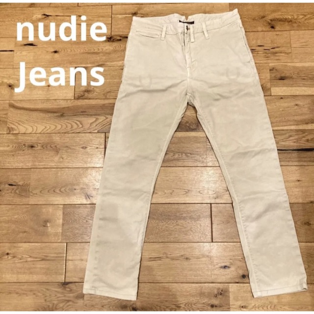 Nudie Jeans(ヌーディジーンズ)の送料込み　ヌーディージーンズ　KHAKI TIGHT アッシュグレー　W31 メンズのパンツ(デニム/ジーンズ)の商品写真