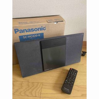 パナソニック(Panasonic)の【わがや様専用】Panasonic ミニコンポ ブラック SC-HC420-K(その他)