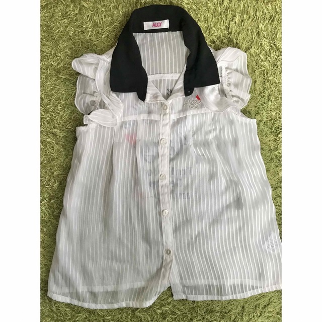 シースルー　ブラウス　140センチ キッズ/ベビー/マタニティのキッズ服女の子用(90cm~)(ブラウス)の商品写真