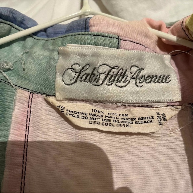 vintage パッチワークセットアップ
