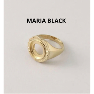マリアブラック(MARIA BLACK)の美品 マリアブラック moss リング ９号 ゴールド sv925 シルバー (リング(指輪))