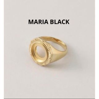 マリアブラック(MARIA BLACK)の美品 マリアブラック moss リング ９号 ゴールド sv925 シルバー (リング(指輪))