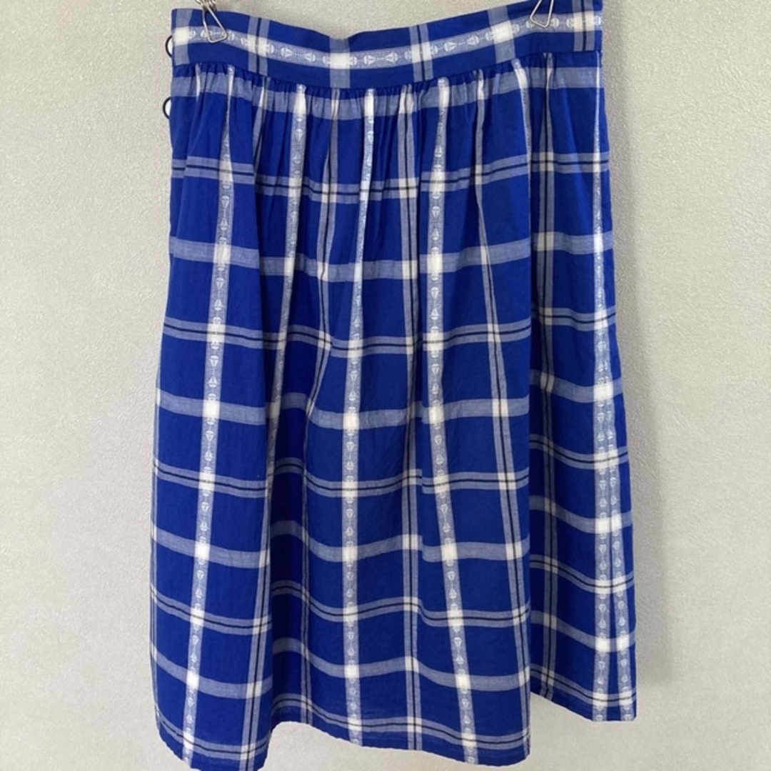 Yorkland(ヨークランド)のヨークランド York landフレアーギャザースカート 日本製 レディースのスカート(ひざ丈スカート)の商品写真