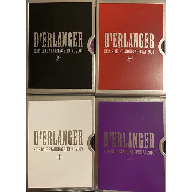 D'ERLANGER デランジェ FC限定DVD 2007~2010 4枚セット