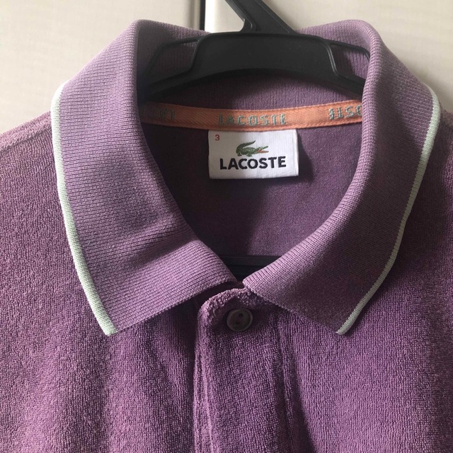 LACOSTE(ラコステ)のラコステ　パイル生地　ポロシャツ　ゴルフ スポーツ/アウトドアのゴルフ(ウエア)の商品写真