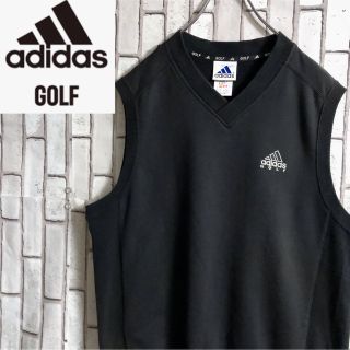 adidas GOLF アディダス 中綿ベスト 刺繍ロゴ パフォーマンスロゴ-