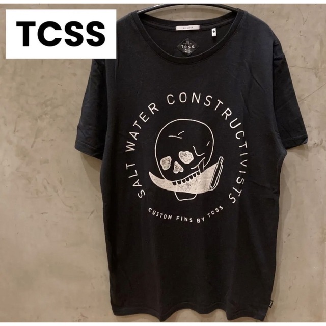 TCSS(ティーシーエスエス)の送料込み　TCSS スカルTシャツ　ブラック　M メンズのトップス(Tシャツ/カットソー(半袖/袖なし))の商品写真