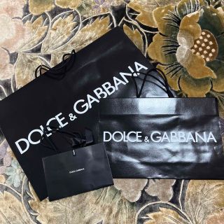 ドルチェアンドガッバーナ(DOLCE&GABBANA)のドルチェ&ガッバーナ紙袋3セット(ショップ袋)