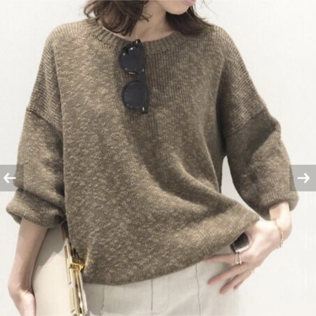 L'AppartementB/N Volume Knit/カーキ