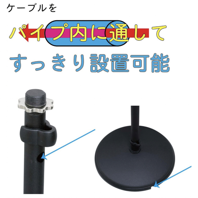 キクタニ スピーカースタンド 天板150×120mm 高さ575~1,045mmの キクタニ スピーカースタンド 天板150×120mm 高さ575~1,045mmの