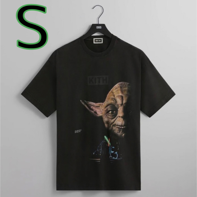 Kith x STAR WARS Yoda Vintage Tee Black