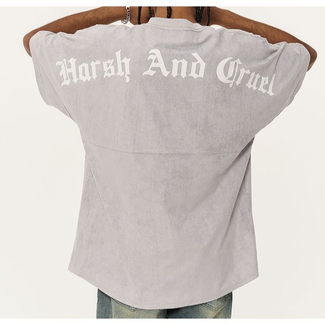 HARSH AND CRUEL 正規品 ユニセックス ポリスウェード TEE L メンズのトップス(Tシャツ/カットソー(半袖/袖なし))の商品写真