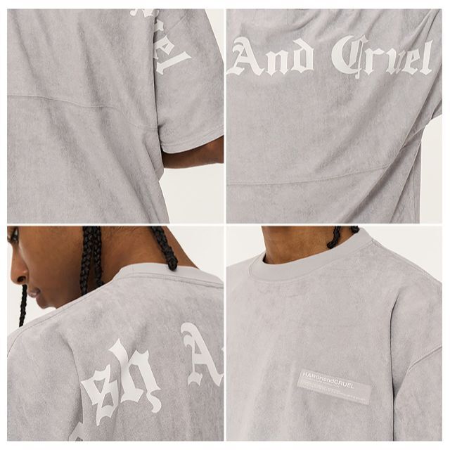 HARSH AND CRUEL 正規品 ユニセックス ポリスウェード TEE L メンズのトップス(Tシャツ/カットソー(半袖/袖なし))の商品写真