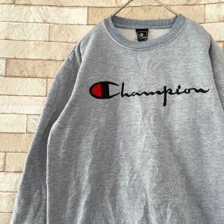 チャンピオン(Champion)のチャンピオン スウェット 裏起毛 センター刺繍ロゴ グレー S(スウェット)