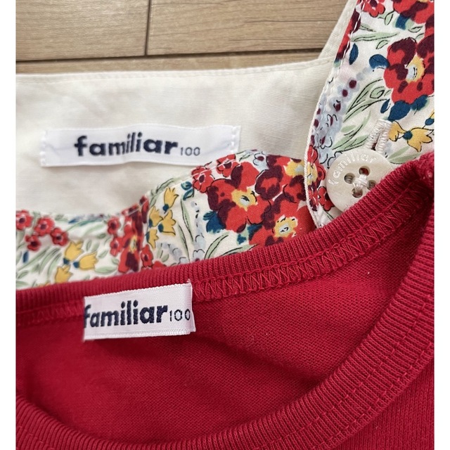 familiar(ファミリア)のファミリア　familiar ♡ ワンピース　セット キッズ/ベビー/マタニティのキッズ服女の子用(90cm~)(ワンピース)の商品写真