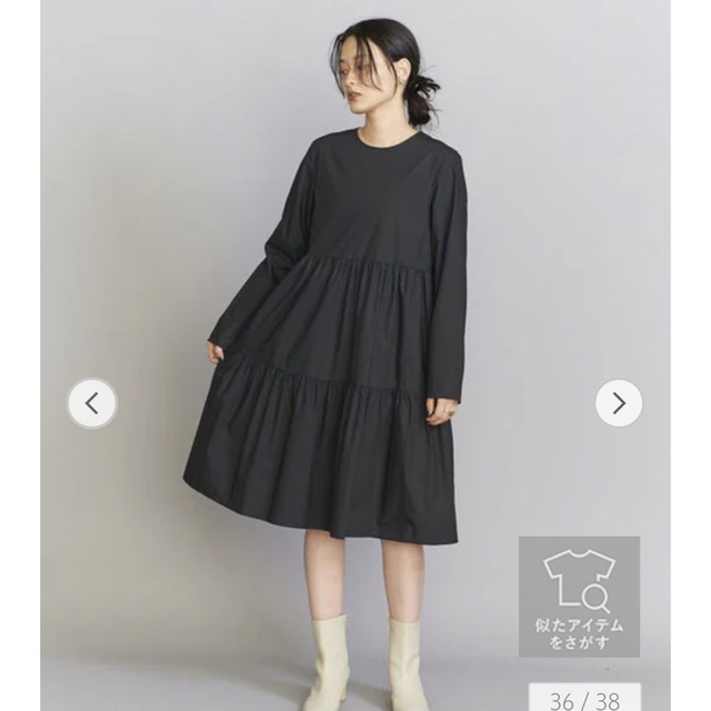 BEAUTY&YOUTH UNITED ARROWS(ビューティアンドユースユナイテッドアローズ)のアローズ　ワンピース レディースのワンピース(ひざ丈ワンピース)の商品写真