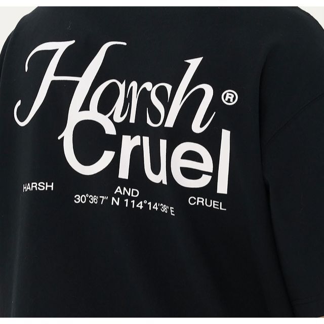 HARSH AND CRUEL 正規品 ユニセックス ロゴ Tシャツ L