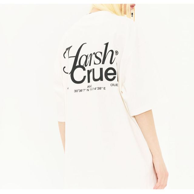 HARSH AND CRUEL 正規品 ユニセックス ロゴ Tシャツ L 3