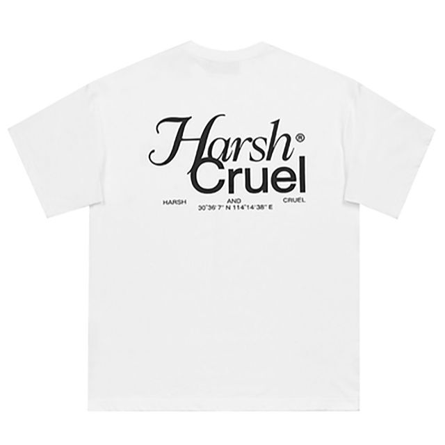 HARSH AND CRUEL 正規品 ユニセックス ロゴ Tシャツ L 6