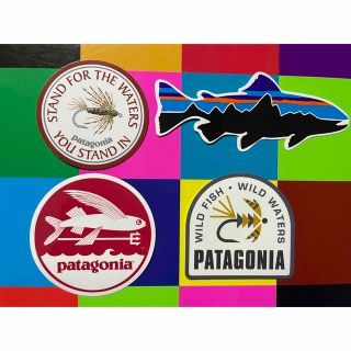 パタゴニア(patagonia)の★補強あり発送★新品未使用　パタゴニア　タックルボックス用ステッカー　4枚セット(その他)