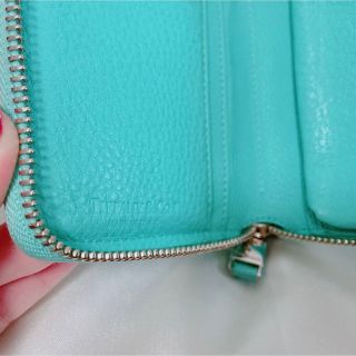 【美品】TIFFANY\u0026Co. ティファニー ジッパー 二つ折りお財布