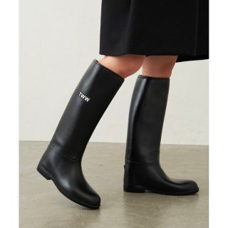 美品♡ルタロンレインブーツラバーシューズ L24ブラックハンターエーグル