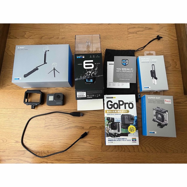 GoPro(ゴープロ)のThe’s様専用  GoPro HERO6 BLACK  セット  美品 スマホ/家電/カメラのカメラ(その他)の商品写真