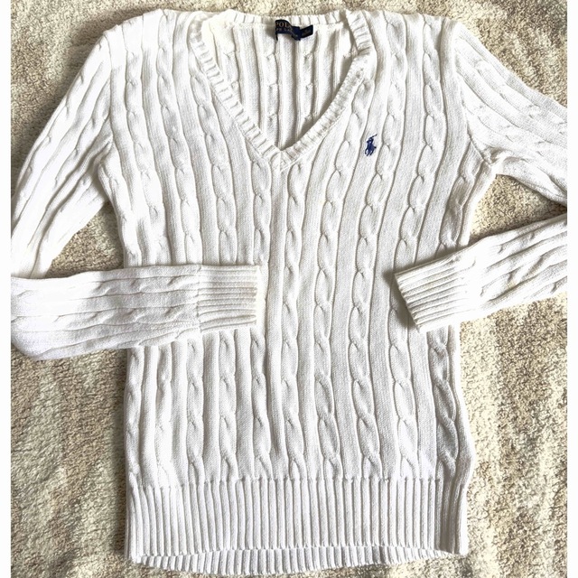 POLO RALPH LAUREN(ポロラルフローレン)のポロ　ラルフローレン　ブイネックセーター レディースのトップス(ニット/セーター)の商品写真