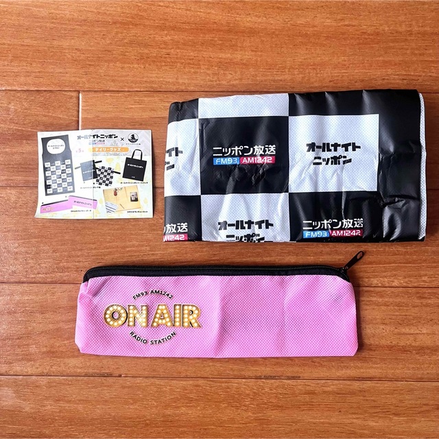 オールナイトニッポン ガチャ エプロン カトラリーポーチの通販 by April ガチャ オールナイトニッポン デイリーグッズ「ON AIR カトラリーポーチ」