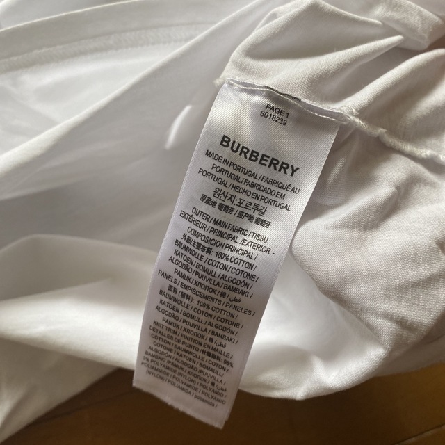 BURBERRY(バーバリー)の美品！バーバリー　tシャツ Mサイズ！BURBERRY メンズのトップス(Tシャツ/カットソー(半袖/袖なし))の商品写真